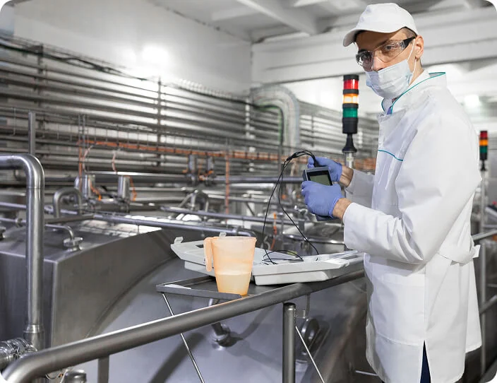 Контроль продукта на производственном участке
