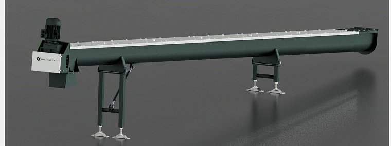 Шнековый конвейер для сырья и кормовой муки Greenmech