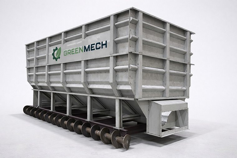 Приёмный бункер для животного сырья Greenmech