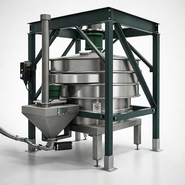 Вибрационное сито для кормовой муки Greenmech