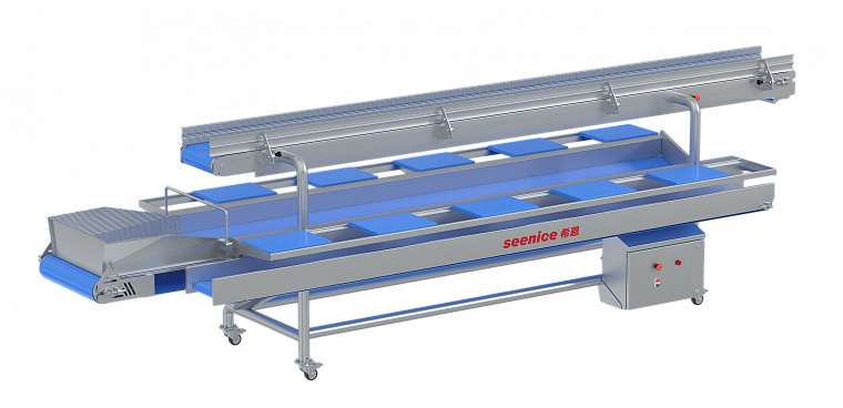 Трёхъярусный инспекционный конвейер Seenice PTX-10