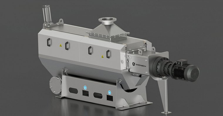 Пресс для обезвоживания пера Greenmech