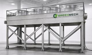 Воздушный конденсатор паров рендеринга Greenmech