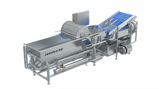 Барботажно-поточная мойка овощей Seenice SQ-500A