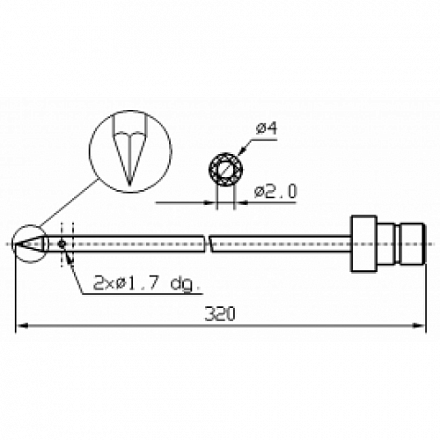 Игла для инъектора GÜNTHER L320 4 мм
